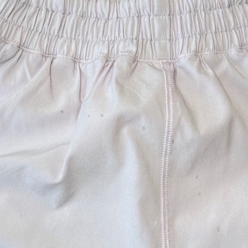 Lululemon Hotty Hot Shorts Women 4 Pink Lined Square Dot Athletic Running *flaw* - Picture 11 of 11